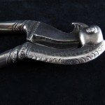 Antico schiaccianoci di Betel in argento