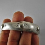 Antico bracciale tribale in argento