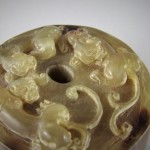 Antico intaglio cinese in corno di bue