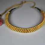 Antica collana rigida in oro - Rajasthan