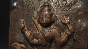 Antico virabhadra in rame
