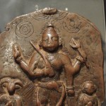 Antico virabhadra in rame