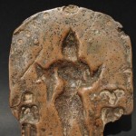Antico virabhadra in rame