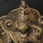 Placca tribale raffigurante Virabhadra