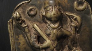 Placca tribale raffigurante Virabhadra