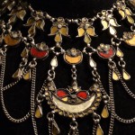 Collana in argento e vetri