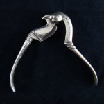 Antico schiaccianoci di Betel in argento