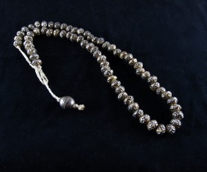 Collana etnica con argenti wax