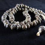 Collana etnica con argenti wax