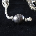 Collana etnica con argenti wax