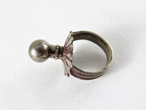 Antico anello indiano in argento - Rajasthan