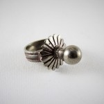 Antico anello indiano in argento - Rajasthan