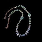 Collana in acquamarina