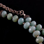 Collana in acquamarina