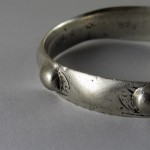 Antico bracciale tribale in argento