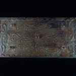 Antico specchio cinese in bronzo