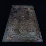 Antico specchio cinese in bronzo