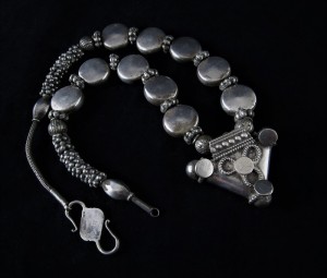 Antica collana etnica in argento - Nord Africa