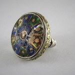 Anello Multan in argento e smalti - Pakistan