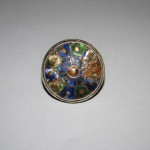 Anello Multan in argento e smalti - Pakistan