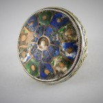 Anello Multan in argento e smalti - Pakistan