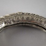 Coppia di bracciali indiani in argento