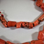 Collana in corallo antico e argento